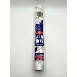 Vintage 80s Rubbermaid Shelf & Drawer Liner Tulip Garden 5348 USA Cottagecore